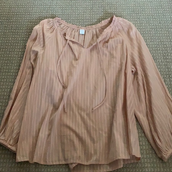 Old Navy Peach Peasant Top - Picture 1 of 1